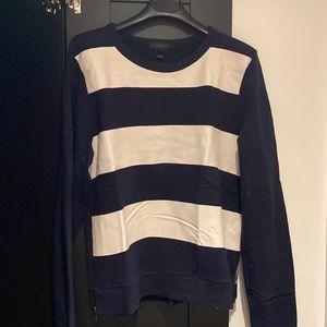 JCrew crewneck stripped sweater